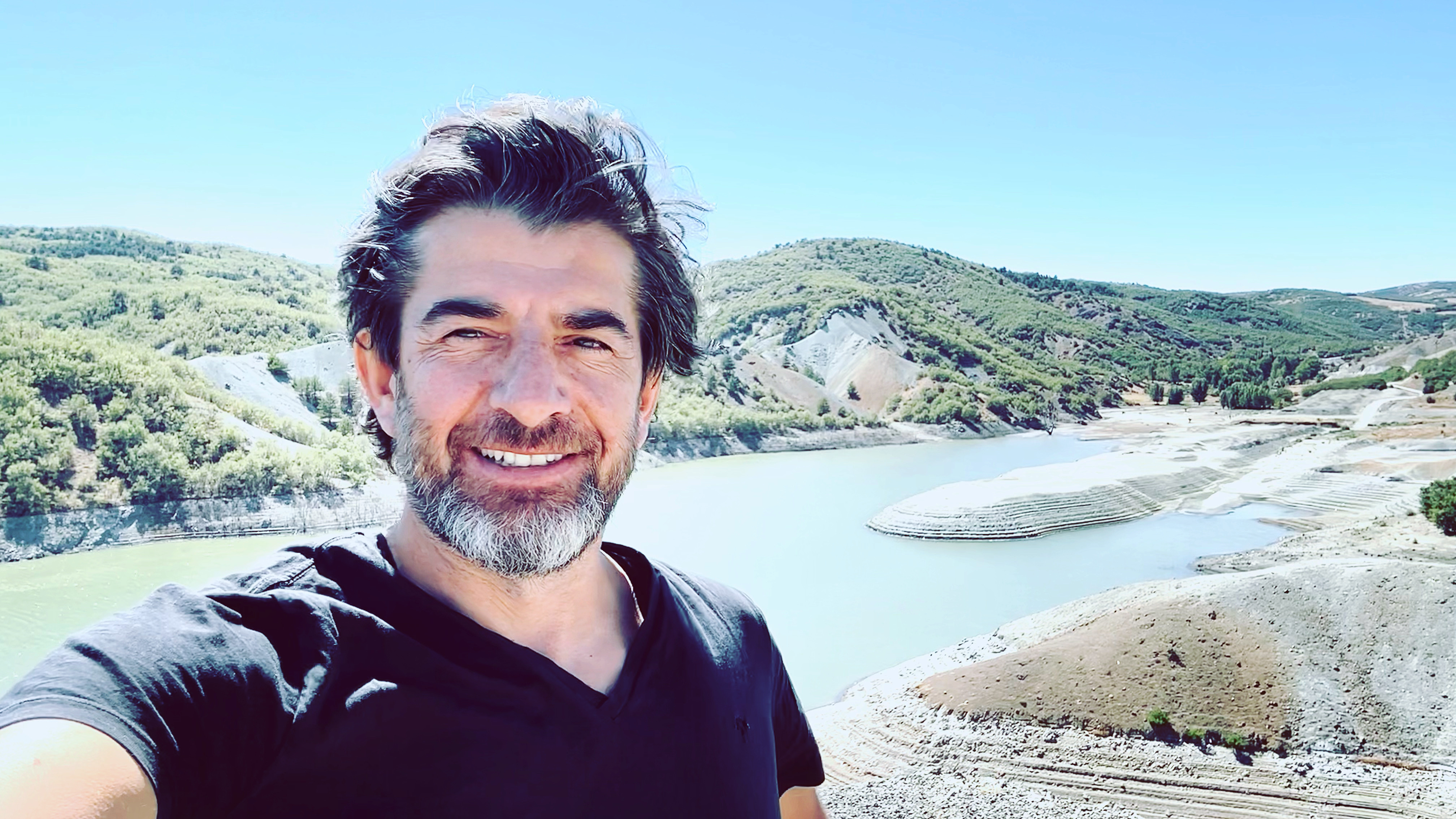 Mustafa Kibaroğlu in the field
